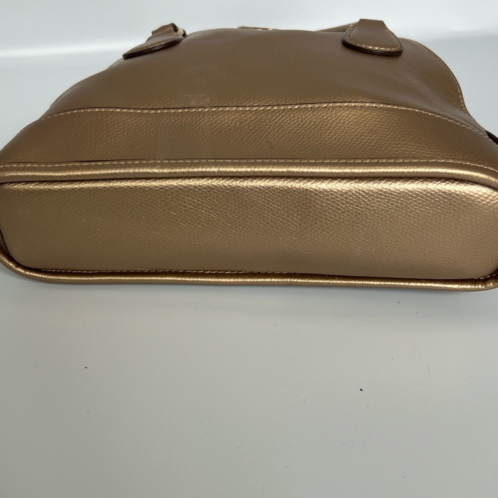 Coach Metallic Gold Satchel - Picture 8 of 10